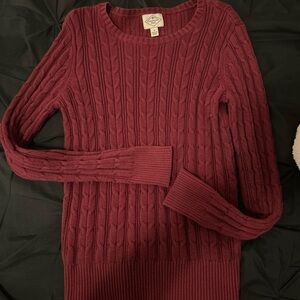 Burgundy Sweater Sz S